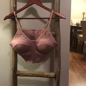 NWT Charlotte Russe mauve bustier